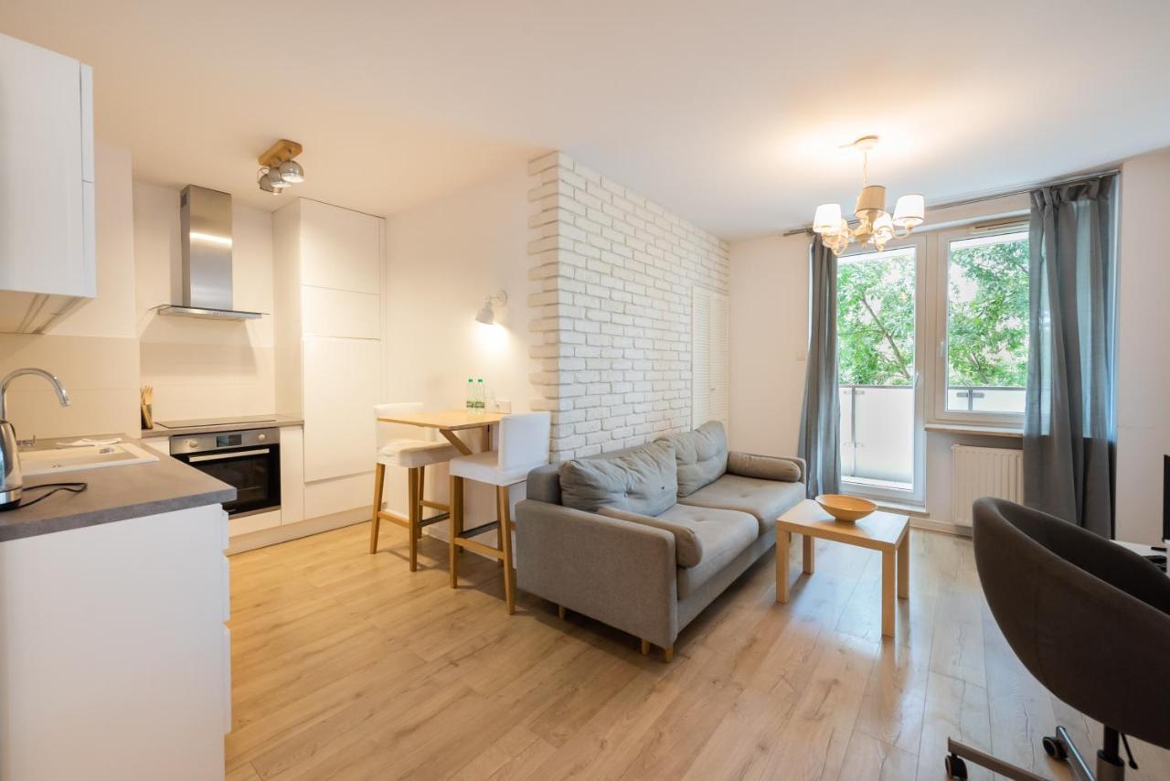 Sluzew Manhattan Place Apartment Warschau Exterior foto