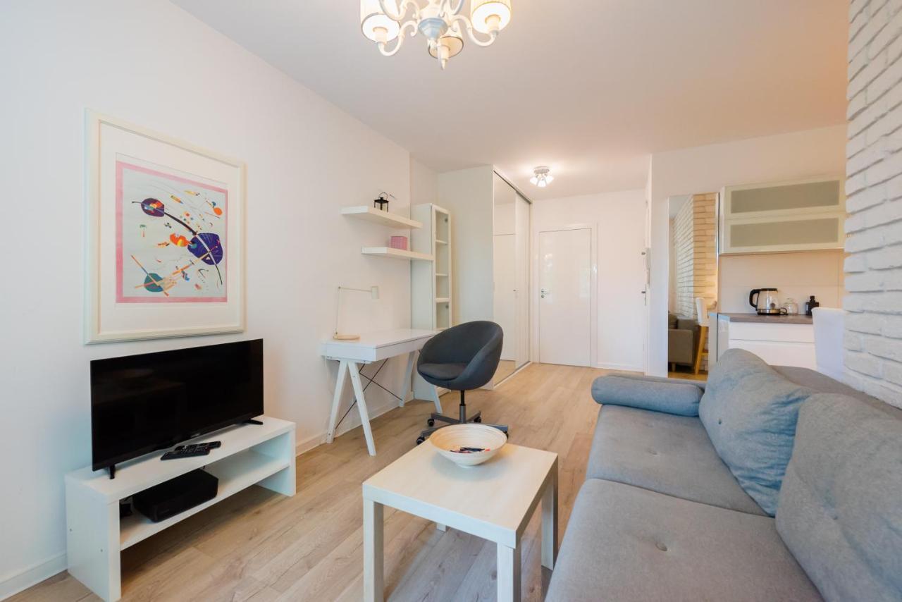 Sluzew Manhattan Place Apartment Warschau Exterior foto
