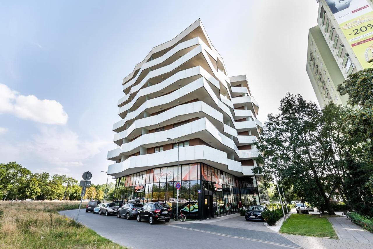 Sluzew Manhattan Place Apartment Warschau Exterior foto